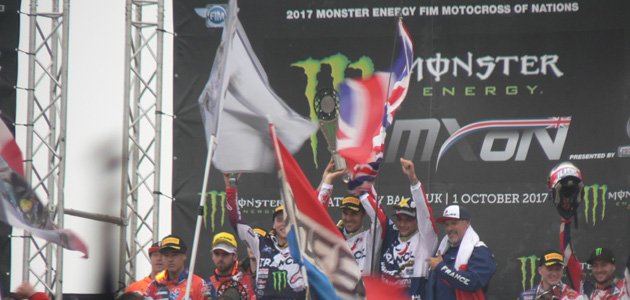 Le succès de l'Equipe de France au Motocross des Nations 2017