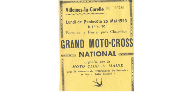 Programme Villaines La Carelle 1954