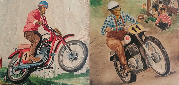 Art et motocross : Kvetos Bartos